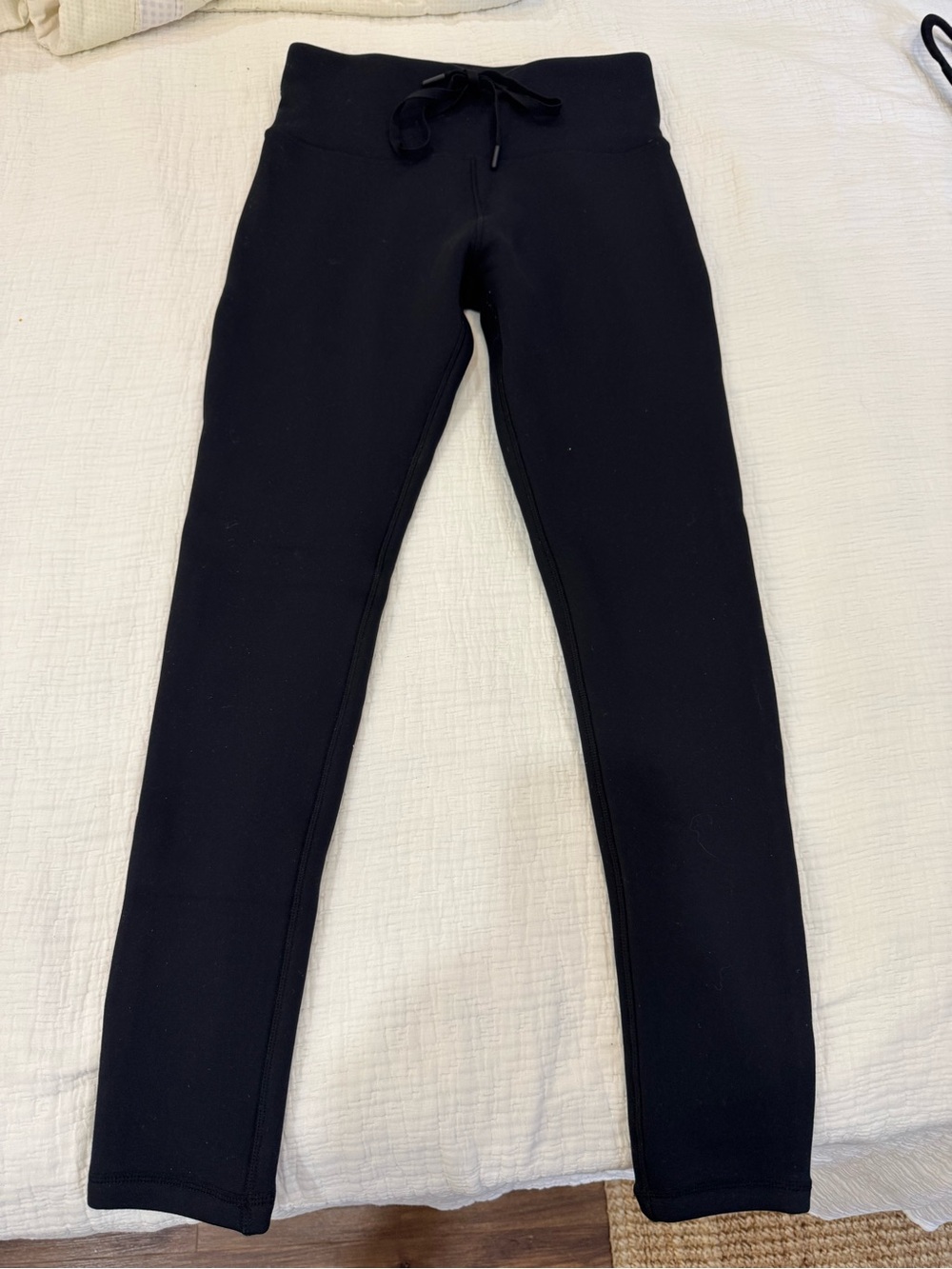 Born Primitive Black Thermal Leggings with Drawstring Waist